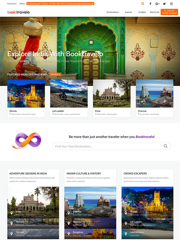 Ardorsys Travel Website Development