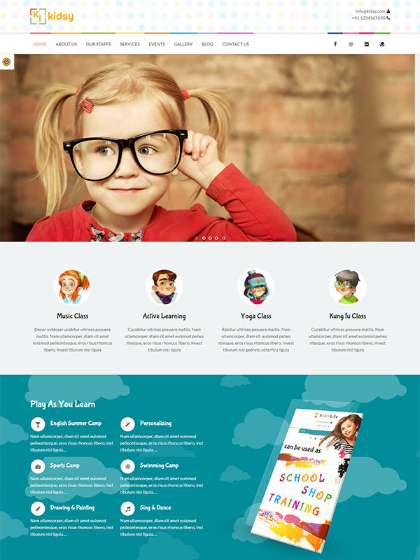 Ardorsys School Website Development