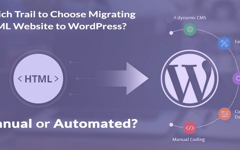 Which Trail to Choose Migrating HTML Website to WordPress: Manual or Automated?